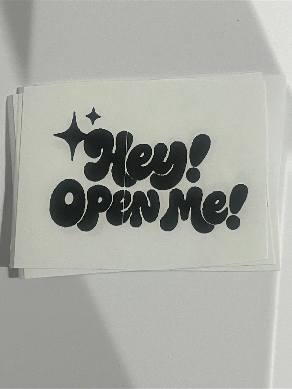 40 Hand Crafted Thank You Stickers